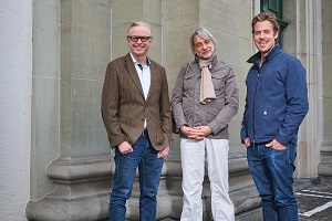 v.l.n.r.Christoph Risi, Thomas Schulte-Michels, Benedikt von Peter, Foto Ingo Höhn